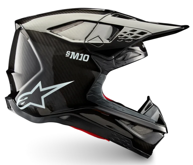 ALPINESTARS SUPERTECH M10 BLACK GLOSSY CARBON