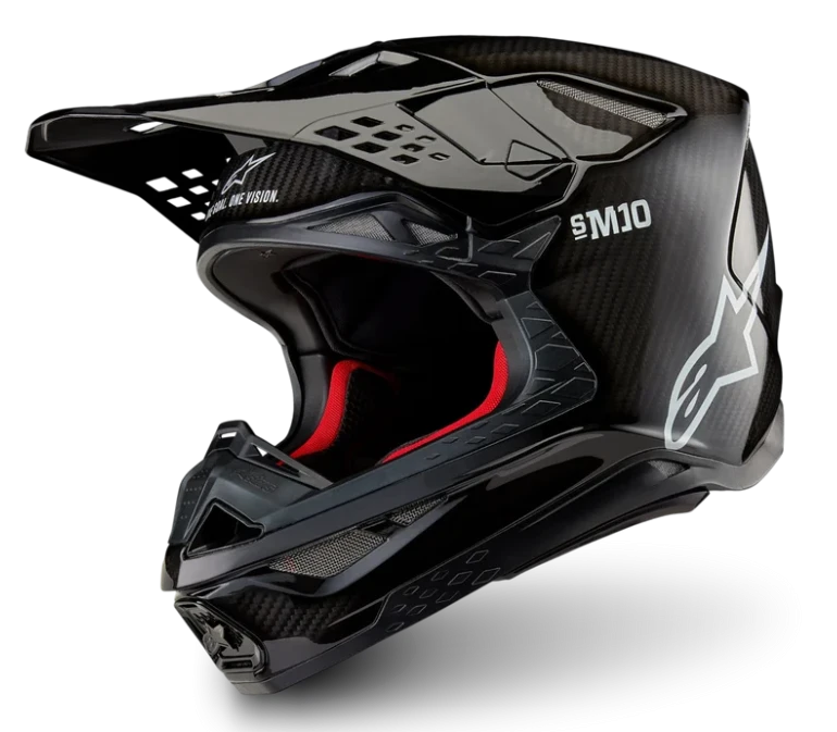 ALPINESTARS SUPERTECH M10 BLACK GLOSSY CARBON