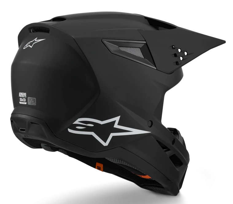 ALPINESTARS S-M3 SOLID BLACK MATT