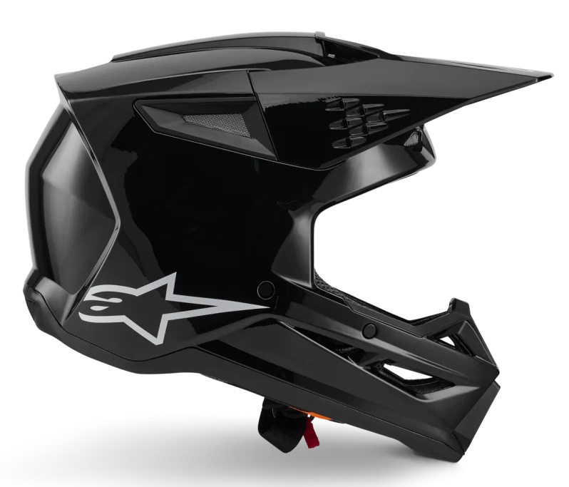 ALPINESTARS S-M3 SOLID BLACK GLOSSY