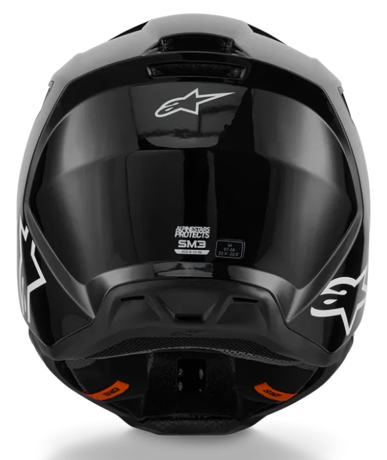 ALPINESTARS S-M3 SOLID BLACK GLOSSY