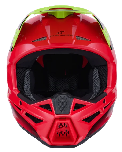 ALPINESTARS S-M3 FRAY RED / YELLOW FLUO / BLACK GLOSSY