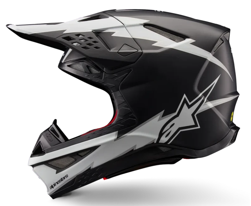 ALPINESTARS SUPERTECH M10 AMPRESS BLACK / WHITE MATT