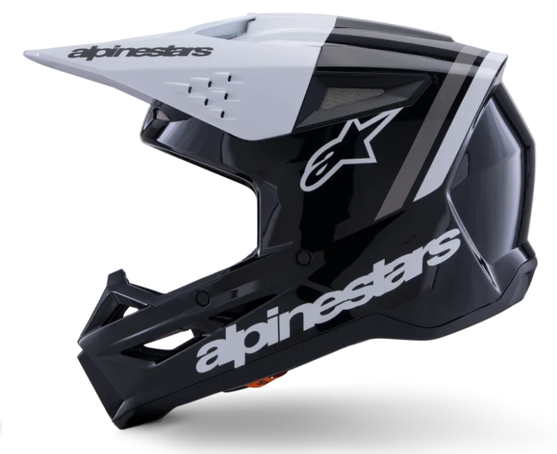 ALPINESTARS S-M3 RADIUM BLACK / WHITE / GRAY GLOSSY