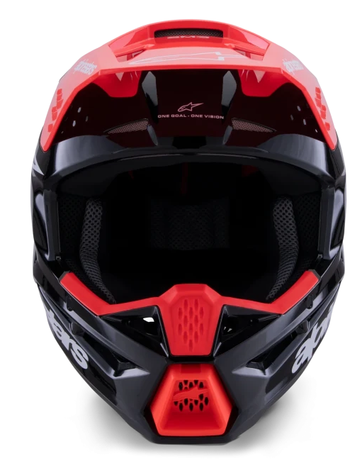 ALPINESTARS S-M3 RADIUM BLACK / RED FLUO / WHITE GLOSSY
