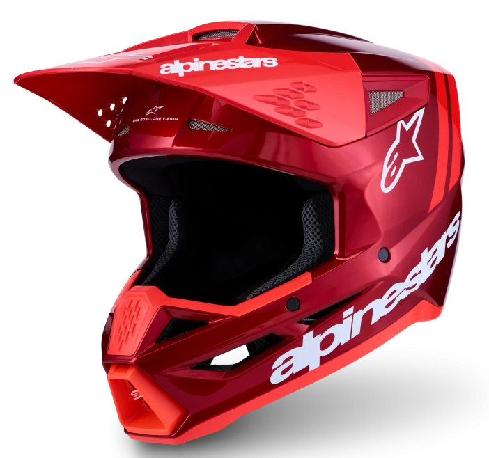 ALPINESTARS S-M3 RADIUM RED MOTORCHROME / RED FLUO / WHITE GLOSSY