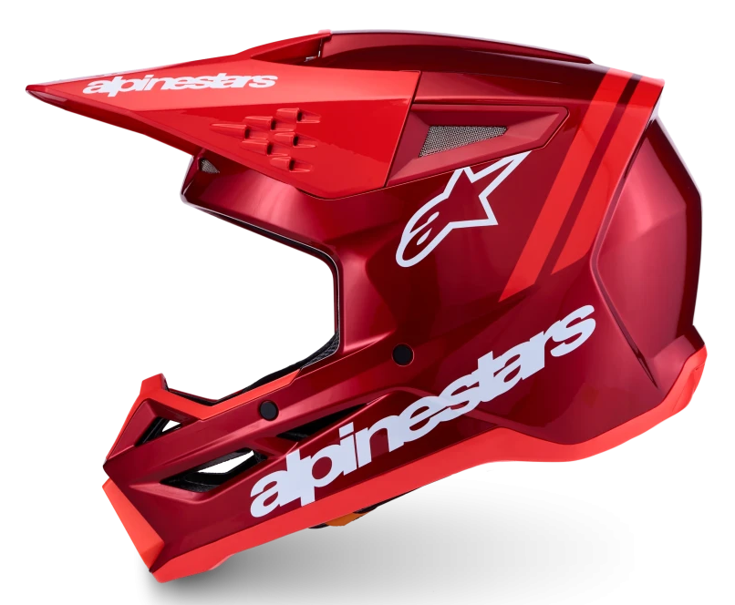 ALPINESTARS S-M3 RADIUM RED MOTORCHROME / RED FLUO / WHITE GLOSSY