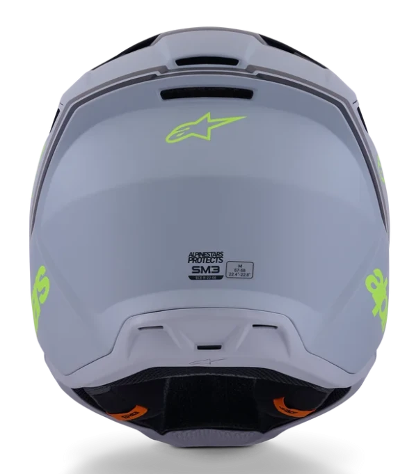 ALPINESTARS S-M3 RADIUM GRAY / BLACK / YELLOW FLUO MATT
