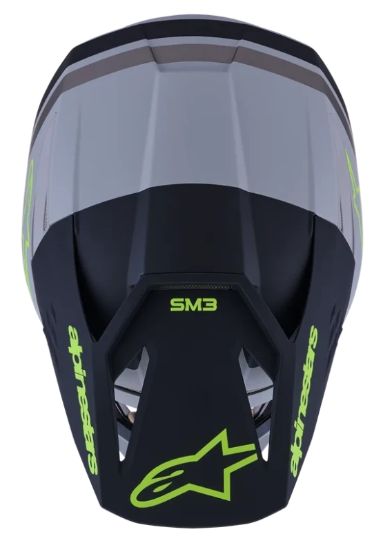 ALPINESTARS S-M3 RADIUM GRAY / BLACK / YELLOW FLUO MATT