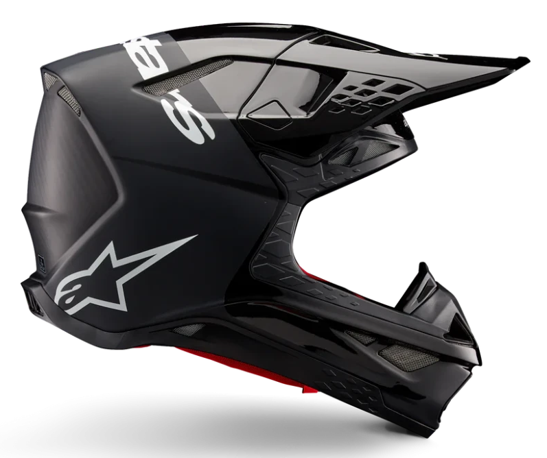 ALPINESTARS SUPERTECH M10 FLOOD BLACK / DARK GRAY / MIRROR GLOSSY