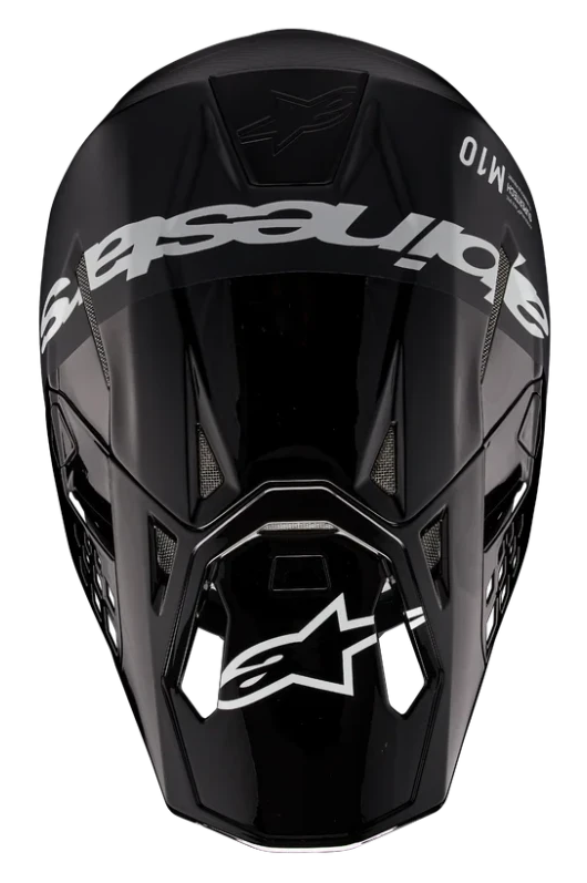 ALPINESTARS SUPERTECH M10 FLOOD BLACK / DARK GRAY / MIRROR GLOSSY