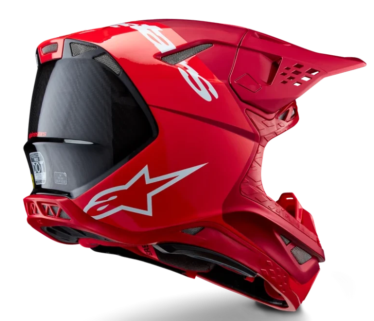 ALPINESTARS SUPERTECH M10 FLOOD RED FLUO / RED MIRROR GLOSSY