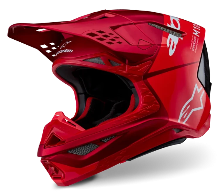 ALPINESTARS SUPERTECH M10 FLOOD RED FLUO / RED MIRROR GLOSSY