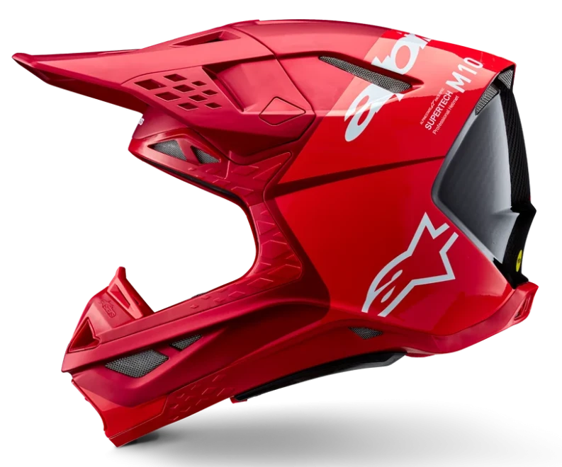 ALPINESTARS SUPERTECH M10 FLOOD RED FLUO / RED MIRROR GLOSSY