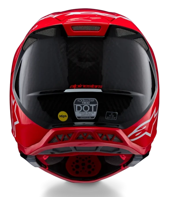 ALPINESTARS SUPERTECH M10 FLOOD RED FLUO / RED MIRROR GLOSSY
