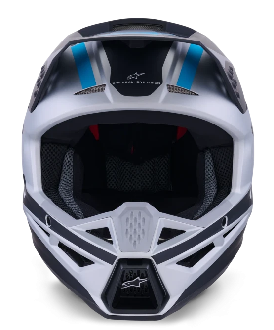 ALPINESTARS S-M3 HEAT SILVER / BLUE / BLACK MATT