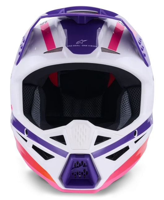 ALPINESTARS S-M3 HEAT WHITE / PURPLE / PINK GLOSSY