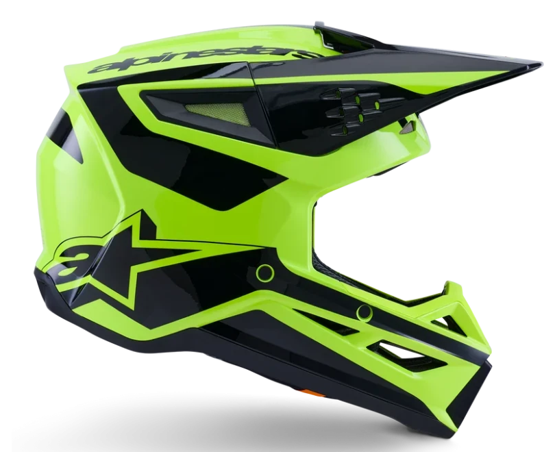 ALPINESTARS S-M3 HEAT YELLOW FLUO / BLACK GLOSSY