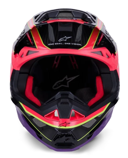 ALPINESTARS SUPERTECH M10 PINK / VIOLET / YELLOW FLUO GLOSSY
