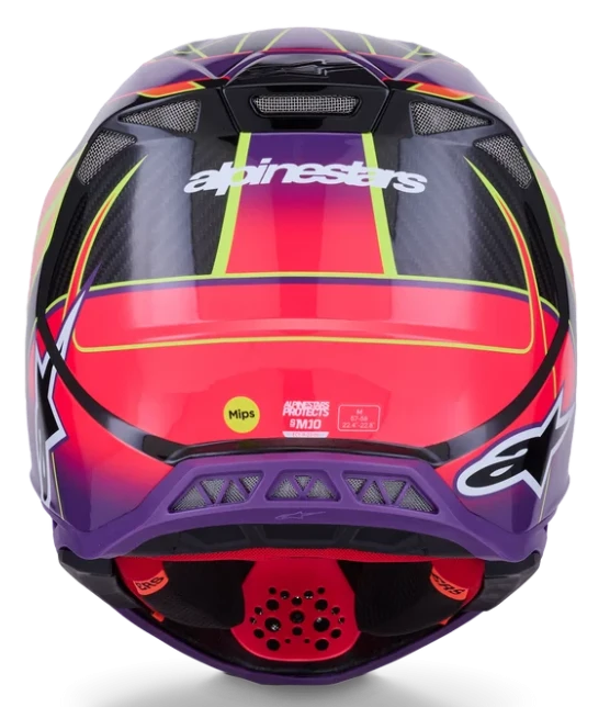 ALPINESTARS SUPERTECH M10 PINK / VIOLET / YELLOW FLUO GLOSSY