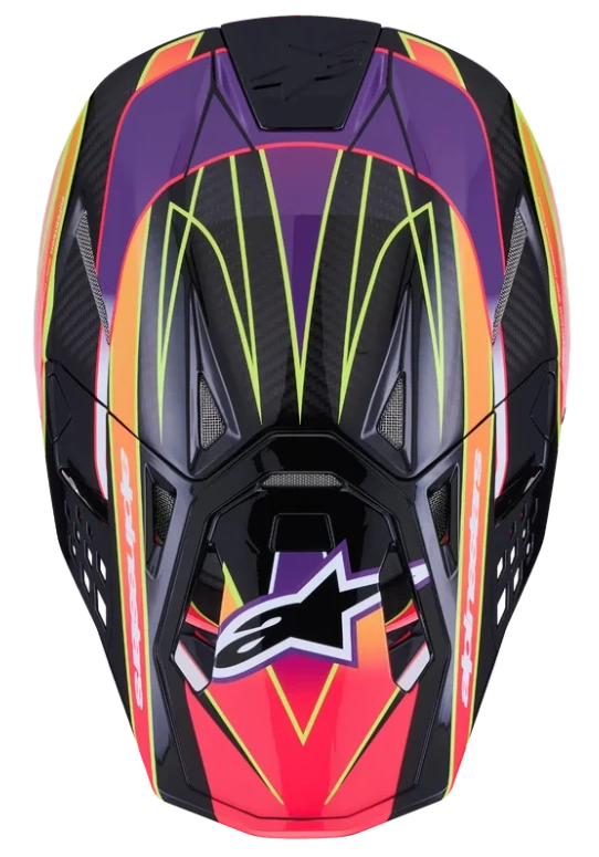 ALPINESTARS SUPERTECH M10 PINK / VIOLET / YELLOW FLUO GLOSSY