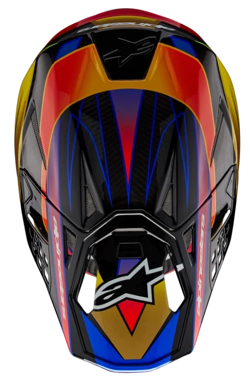 ALPINESTARS SUPERTECH M10 ERA GOLD / YELLOW / RIO RED GLOSSY