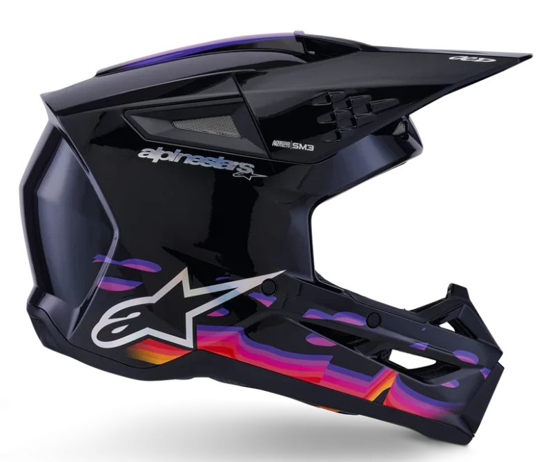 ALPINESTARS S-M3 FORCE OCD BLACK GLOSSY
