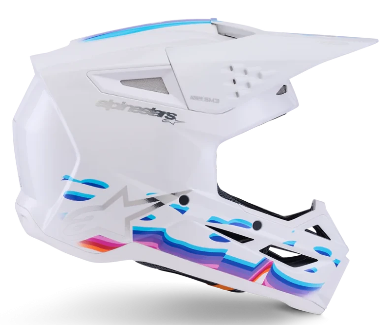 ALPINESTARS S-M3 FORCE OCD WHITE GLOSSY