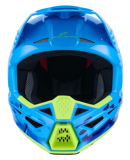 ALPINESTARS S-M3 FORCE OCD CYAN GLOSSY