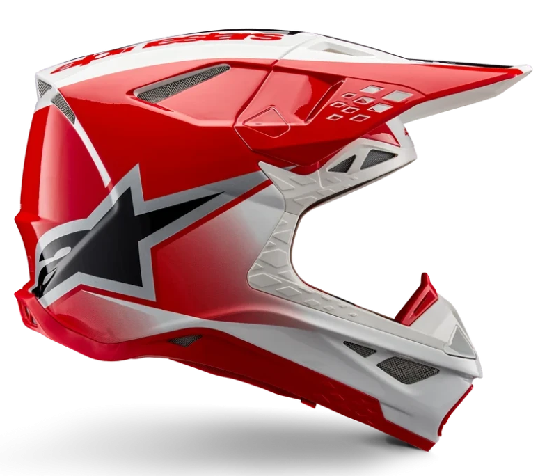 ALPINESTARS SUPERTECH M10 UNITE RED / WHITE GLOSSY