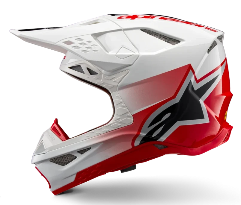 ALPINESTARS SUPERTECH M10 UNITE RED / WHITE GLOSSY