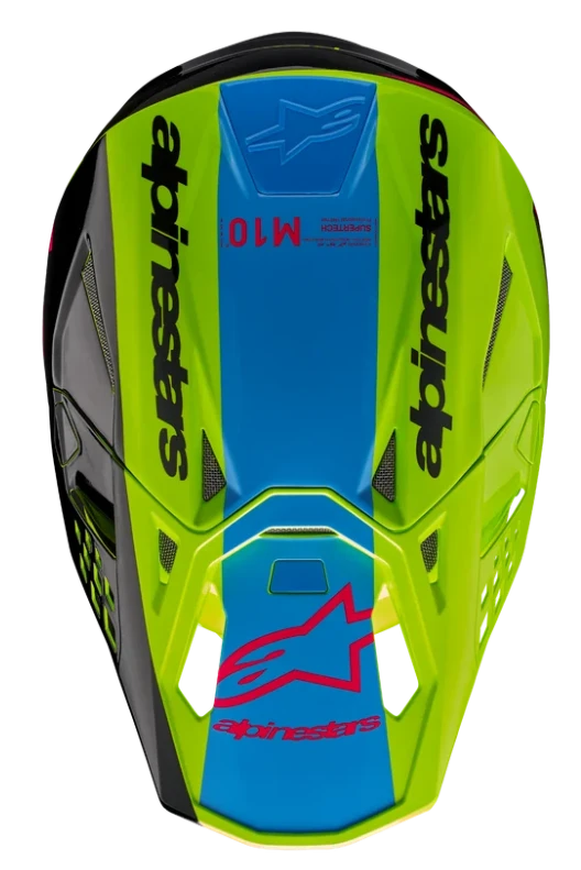 ALPINESTARS SUPERTECH M10 UNITE YELLOW FLUO / BLACK / DIVA PINK GLOSSY