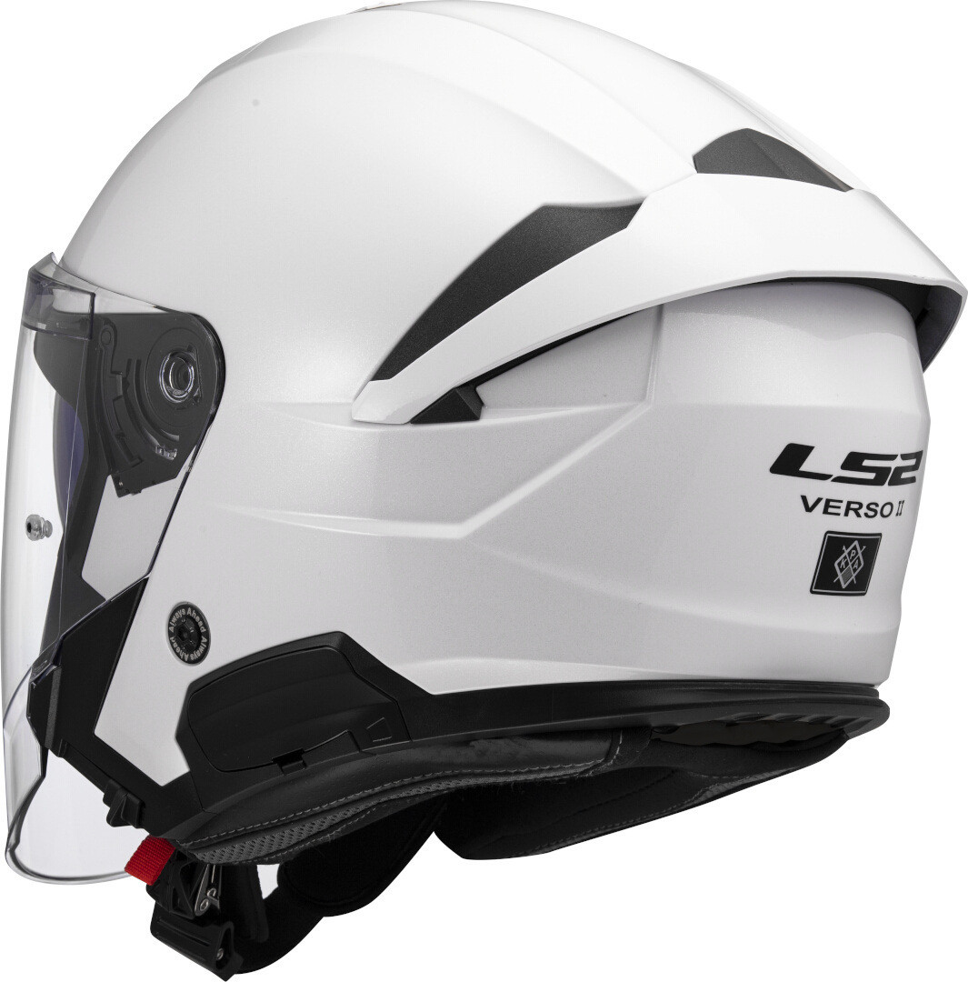 LS2 OF618 Verso II Solid White Gloss