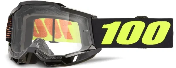 100% ACCURI 2 FAIRBANKS CLEAR LENS GOGGLE