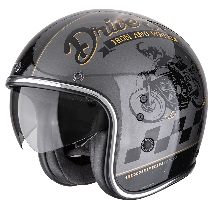 SCORPION BELFAST EVO DRIVE FAST SILVER / BLACK / GOLD
