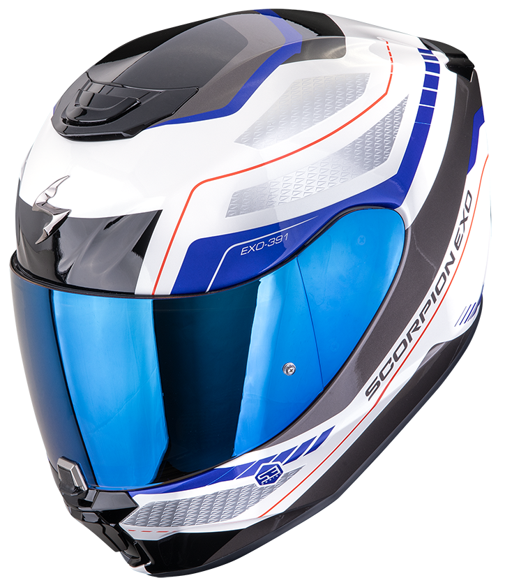 SCORPION EXO-391 LEO WHITE / BLUE