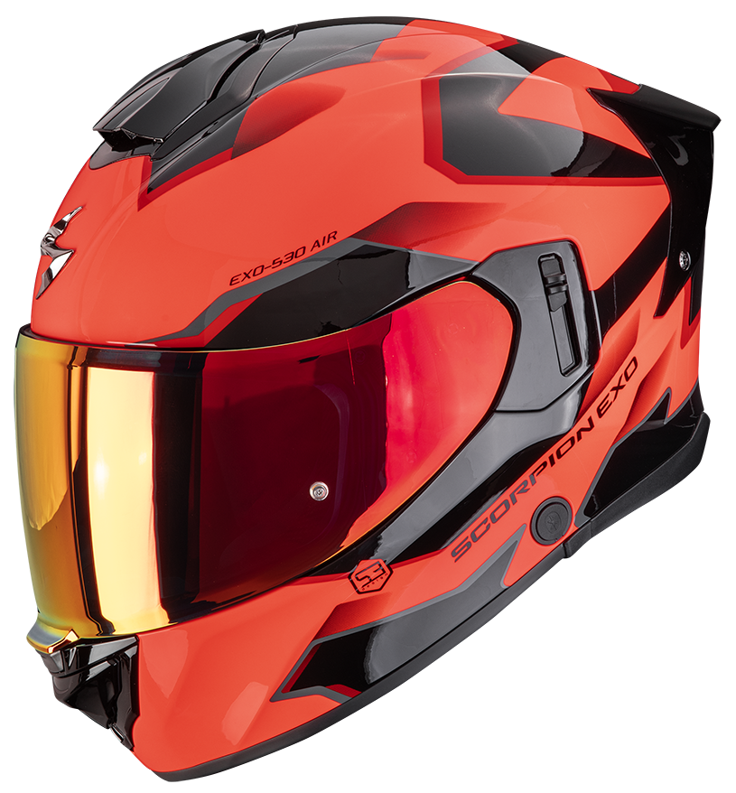 SCORPION EXO-530 AIR CLIP RED / BLACK