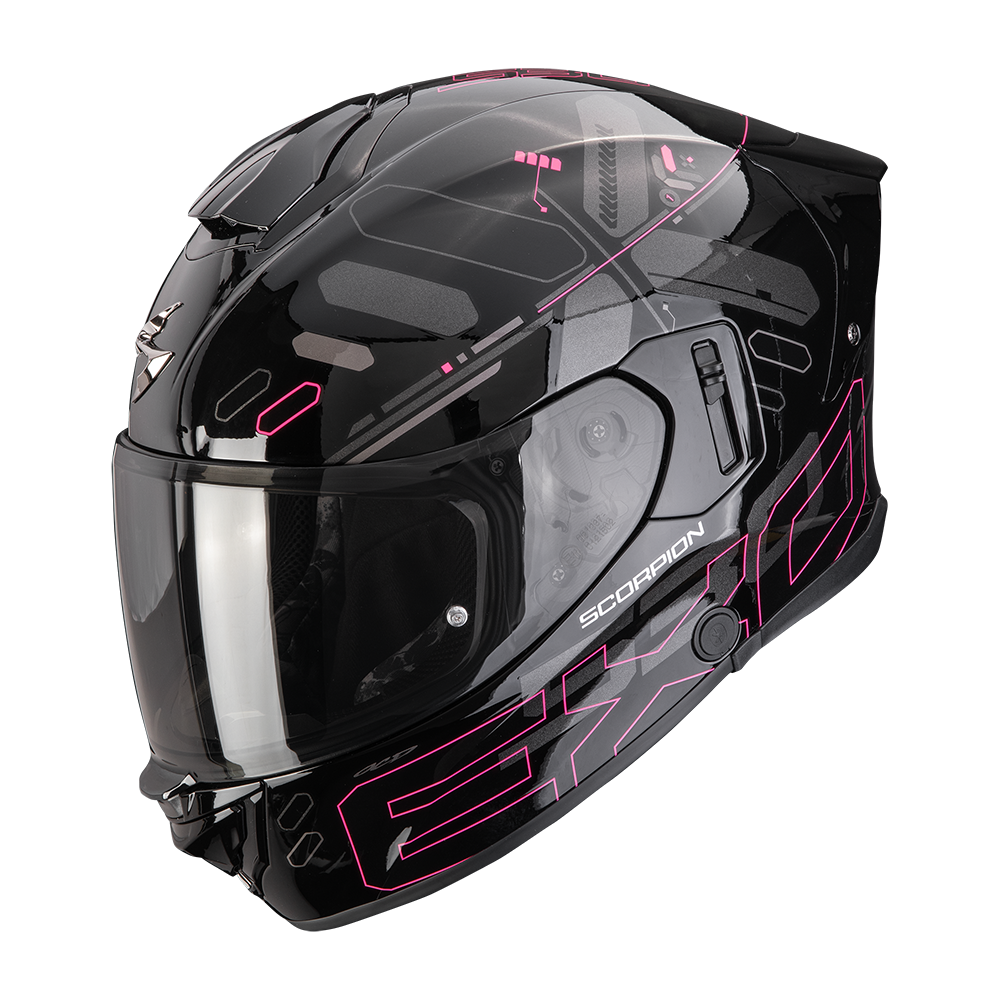SCORPION EXO-530 AIR FOND BLACK / PINK