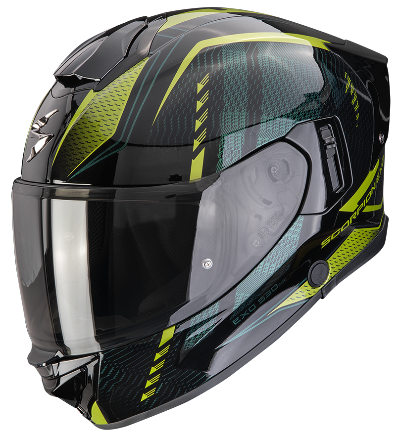 SCORPION EXO-530 AIR THERAS BLACK / GREEN