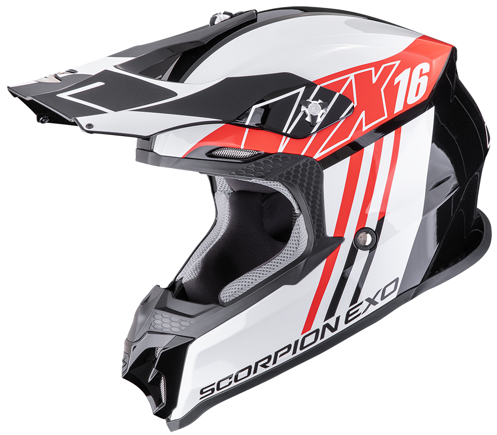 SCORPION VX-16 EVO AIR LIGNES BLACK / RED
