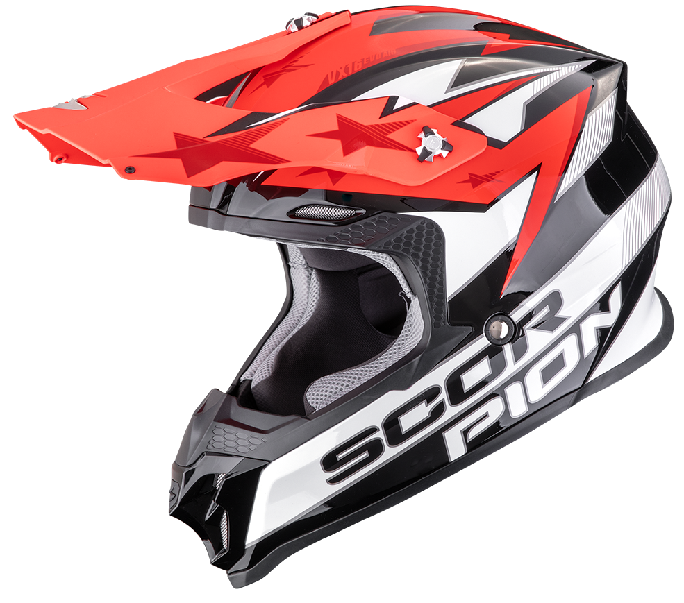 SCORPION VX-16 EVO AIR PATRIOT BLACK / WHITE  / RED