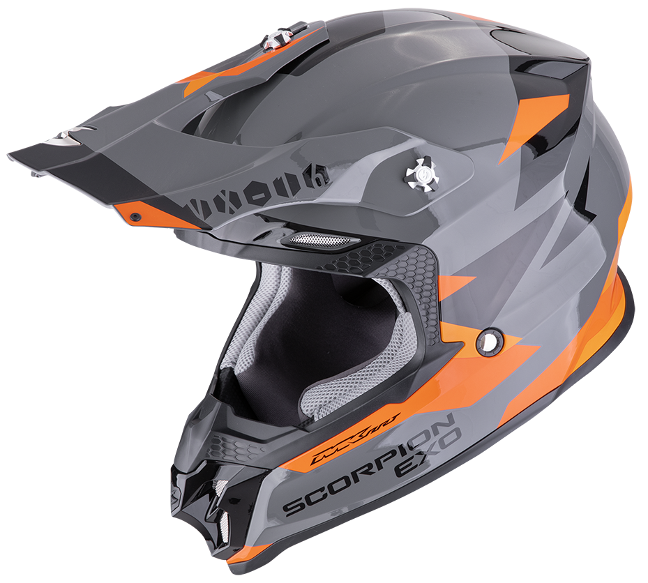 SCORPION VX-16 EVO AIR ROD GREY / ORANGE