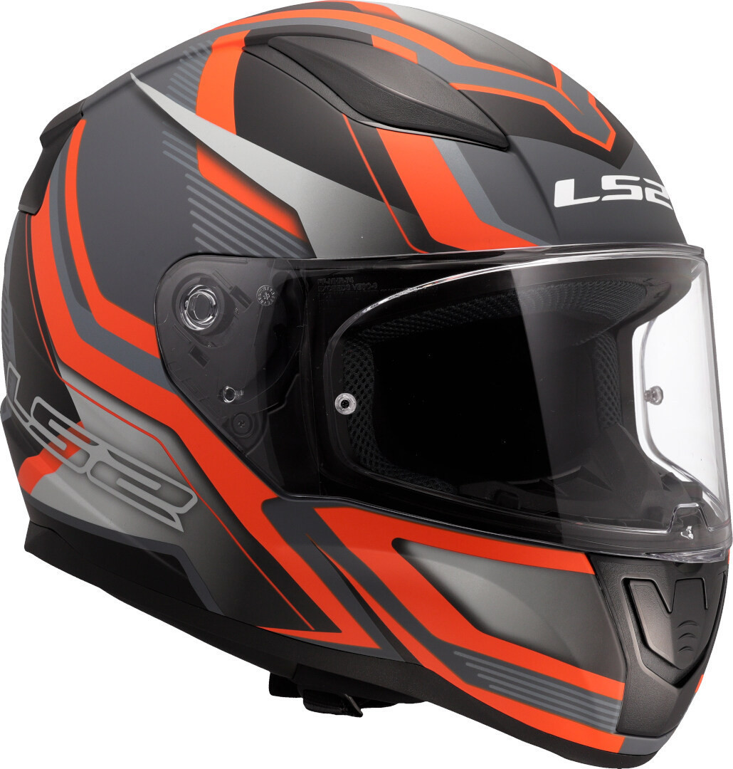 LS2 FF353 Rapid 2 Flitz Matt Orange Grey