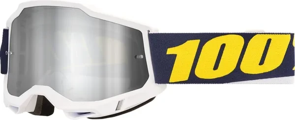 100% ACCURI 2 TORC MIRROR SILVER LENS GOGGLE