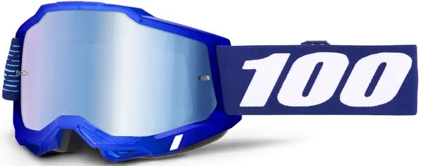 100% ACCURI 2 2028 MIRROR BLUE LENS GOGGLE