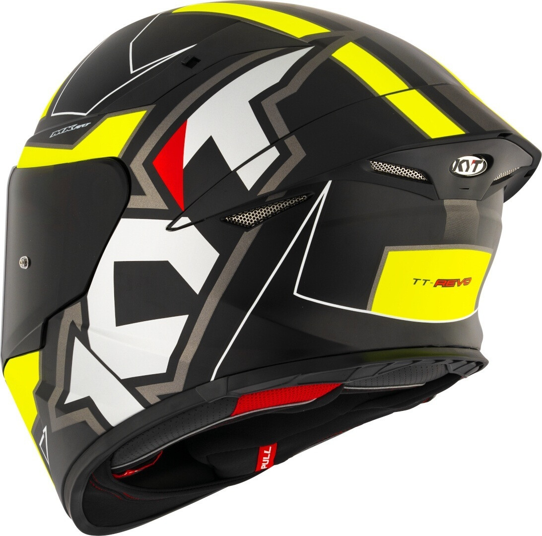 Kyt TT-Revo Electron Matt Black / Yellow