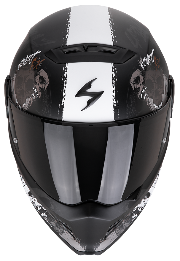 SCORPION COVERT FX SKULLZ MATT BLACK / GREY / GOLD