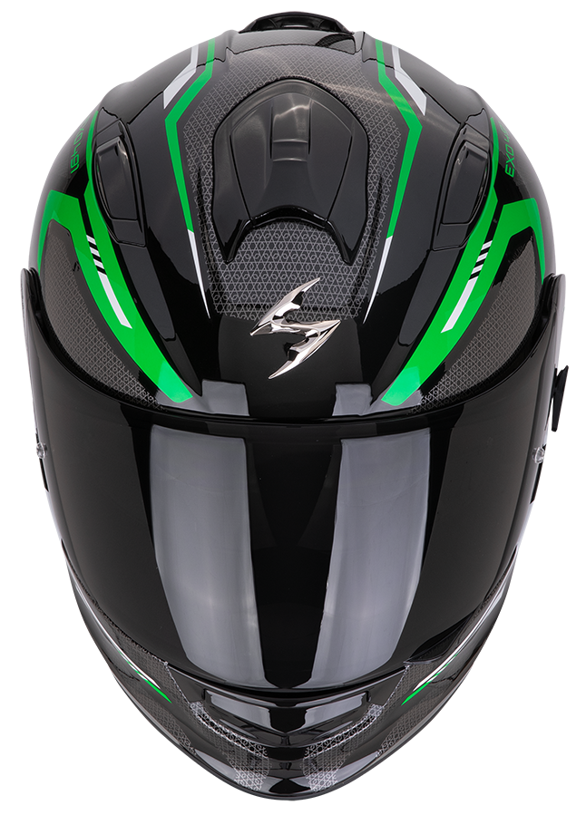 SCORPION EXO-491 KRIPTA BLACK / GREEN / WHITE