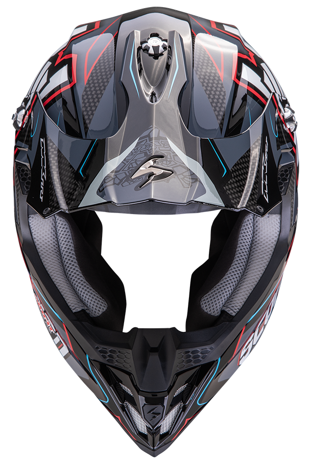 SCORPION VX-16 EVO AIR ROK BLACK / GREY / RED