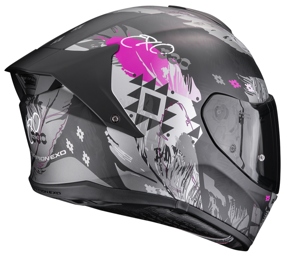 SCORPION EXO-530 AIR HADJI MATT BLACK / PINK